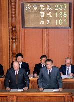 Japanese parliament passes extra budget